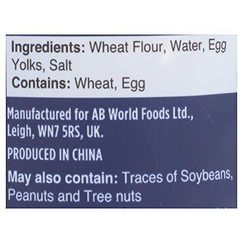 Blue Dragon Thin Cantonese Egg Noodle Nests Pack Of 4