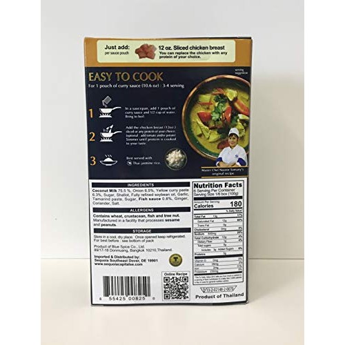 Blue Elephant Yellow Curry Sauce Premium Royal Thai Cuisine - Au...