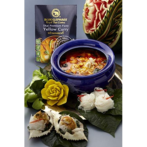 Blue Elephant Yellow Curry Sauce Premium Royal Thai Cuisine - Au...