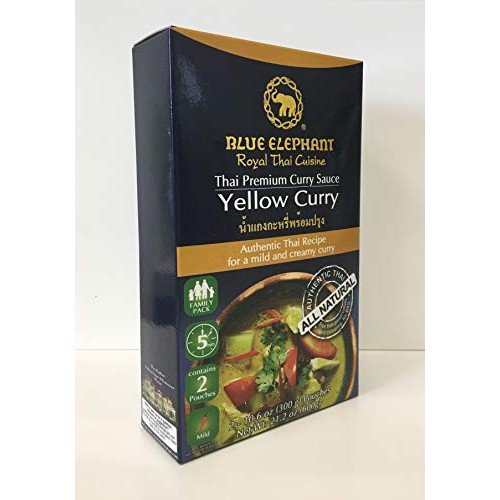 Blue Elephant Yellow Curry Sauce Premium Royal Thai Cuisine - Au...