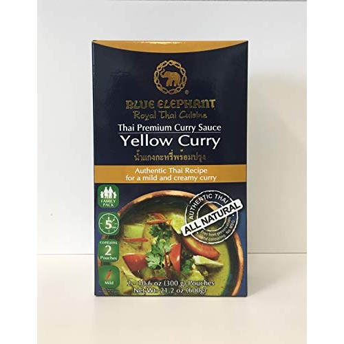 Blue Elephant Yellow Curry Sauce Premium Royal Thai Cuisine - Au...