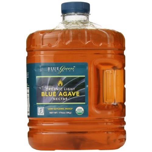 Blue Green Agave Organic Nectar, Light Blue, 176 Ounce