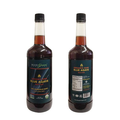 Blue Green Agave Organic Raw Nectar, Blue, 47.6 Ounce