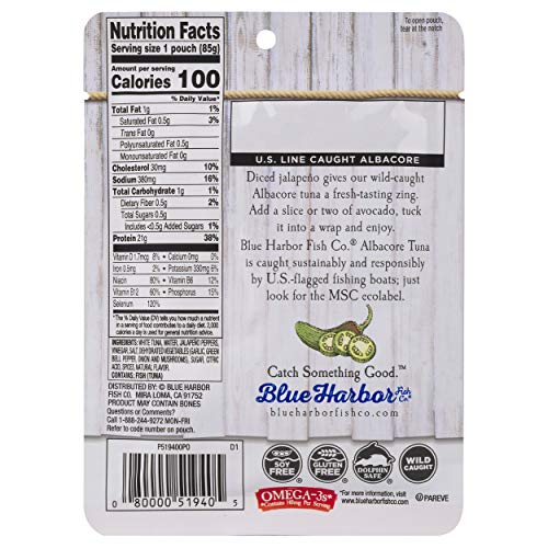Blue Harbor Fish Co. Wild Albacore Tuna In Water With Lemon And