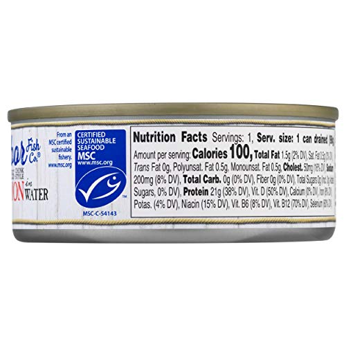 Blue Harbor Fish Co. Wild Pink Salmon In Water No Salt Added - 5