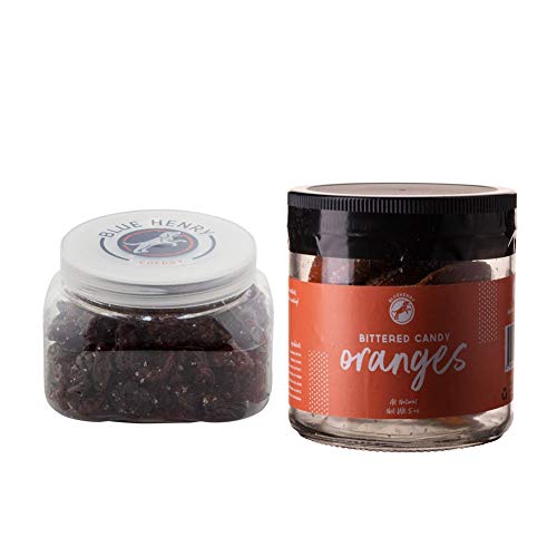 Blue Henry Bittered Candied Cocktail Garnishes - Oranges &Amp; Cherries