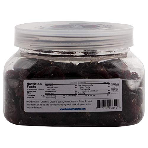 Blue Henry Handcrafted Bittered Candied Cherries Cocktail Garnis