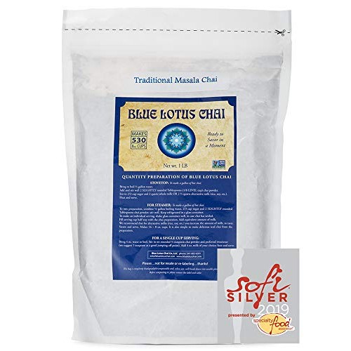 Blue Lotus Traditional Masala Chai - Bulk 1 Lb Bag 530 Cups