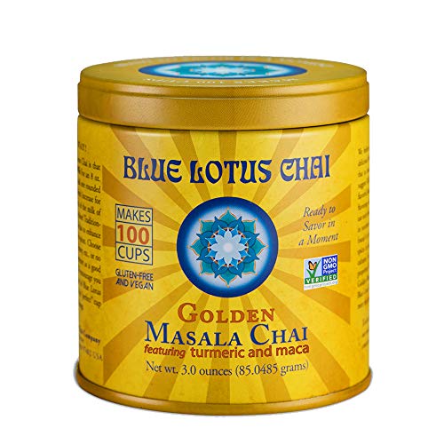Blue Lotus Chai - Golden Masala Chai - Makes 100 Cups - 3 Ounce