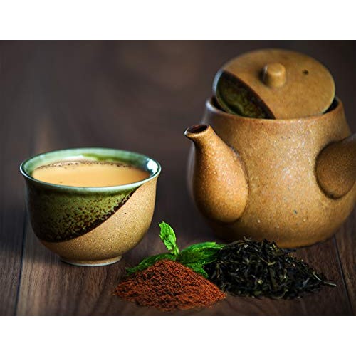 Blue Lotus Chai - Mint Flavor Masala Chai - Makes 100 Cups - 3 O