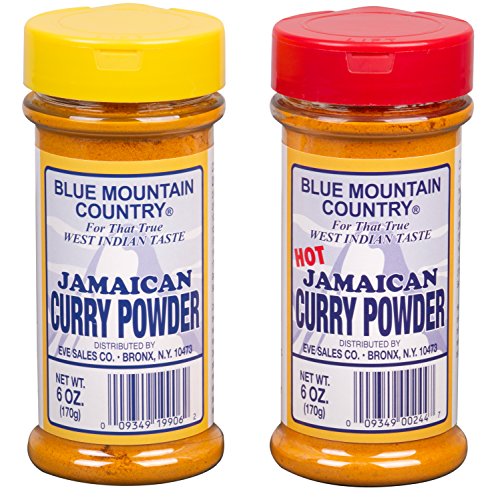 Blue Mountain Country Jamaican Curry And Hot Curry Powder, 6 Oun