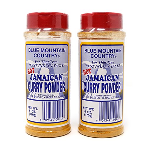 Blue Mountain Country Jamaican Curry Powder Hot 6 Oz Pack Of 2