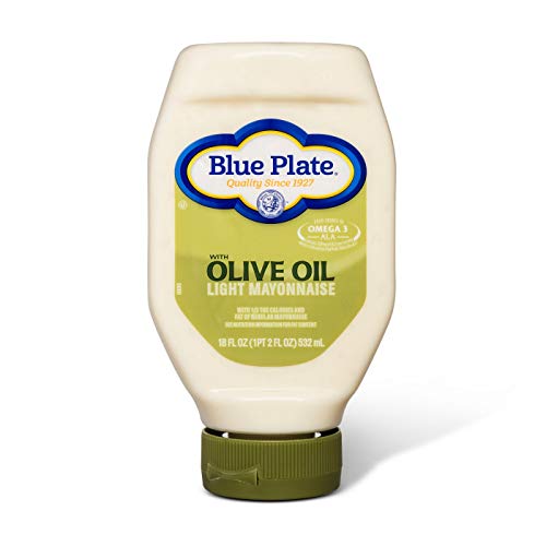 Blue Plate Light Mayonnaise with Olive Oil, 18 fl oz