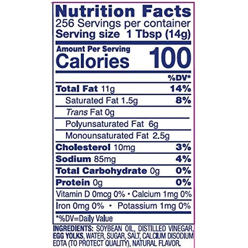 Blue Plate Extra Heavy Mayonnaise, 128 Oz Gallon Jar