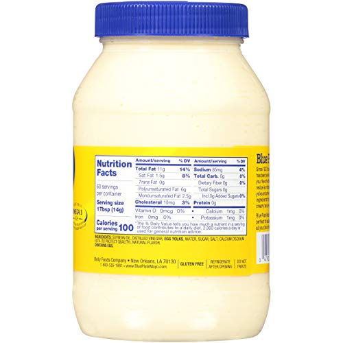 Blue Plate Real Mayonnaise, 30 Ounce Jar