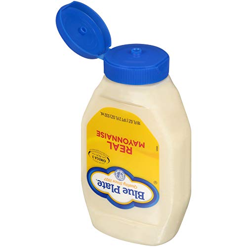 Blue Plate Squeeze Mayonnaise, Regular, 18 Ounce Pack of 6