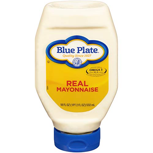 Blue Plate Squeeze Mayonnaise, Regular, 18 Ounce Pack of 6