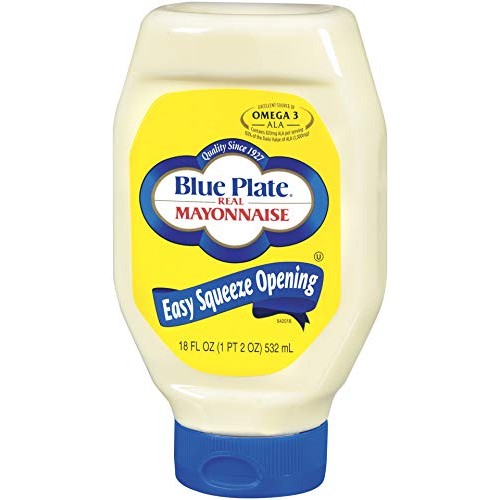 Blue Plate Squeeze Mayonnaise Foodservice 18oz. Pack of 12