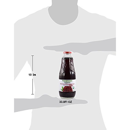 100% Pomegranate Juice - USDA Organic Certified - Glass Bottle ... 100% Pomegranate Juice - USDA Organic Certified - Glass Bottle ...