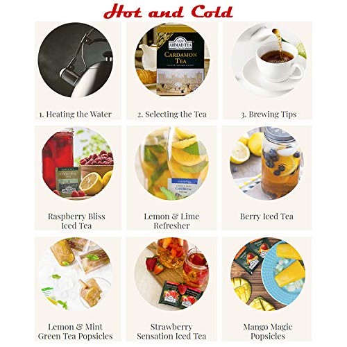 Ahmed Tea Bags Sampler Assortment Box 120 Count - Perfect Vari