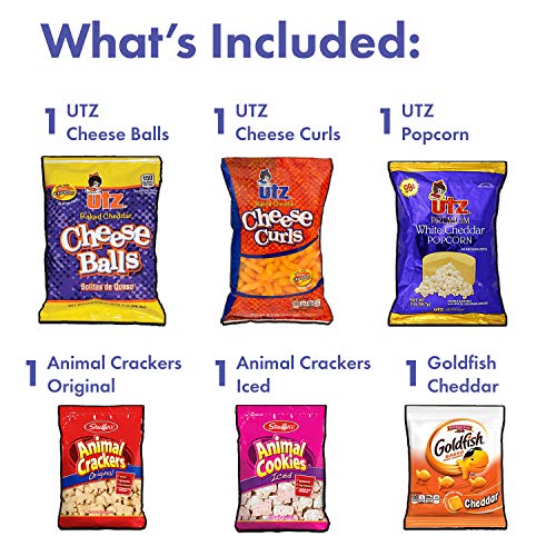 Snacks Box 36 Count Ultimate Sampler Mixed Box, Cookies Chips
