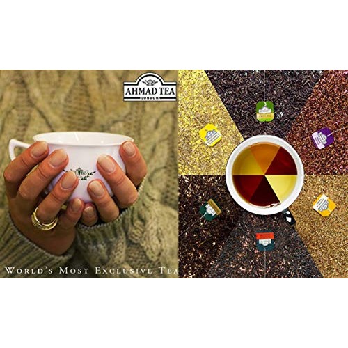 Tea Bags Sampler Assortment Box -60 Count-Perfect Variety Tea