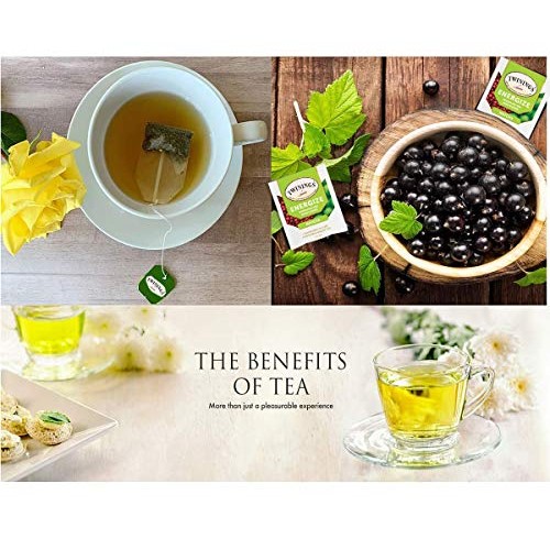 Twinings Wellness Herbal Tea Bags Sampler Assortment Variety Pac