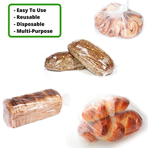 Value Pack - Bread Loaf Plastic Bags 8” X 4” X 20”, 700-Count