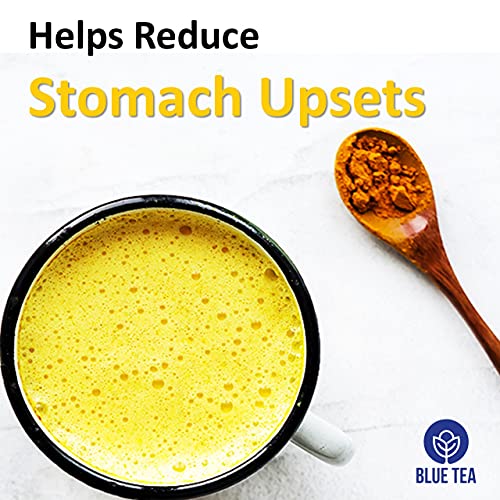 BLUE TEA - Turmeric Ashwagandha Tea Bags - 15 Tea Bags || INDIAN...