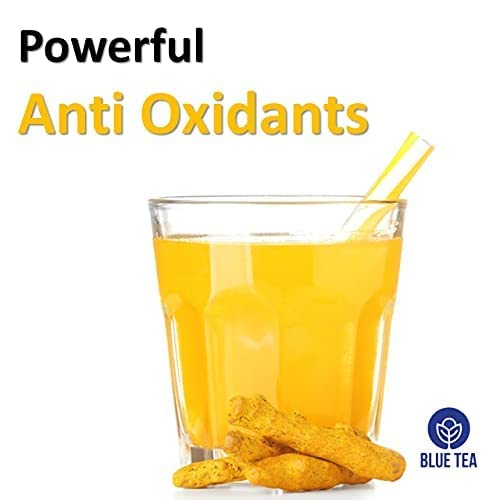 BLUE TEA - Turmeric Pepper Tea Bags - 15 TB || INDIAN SUPERFOOD ...