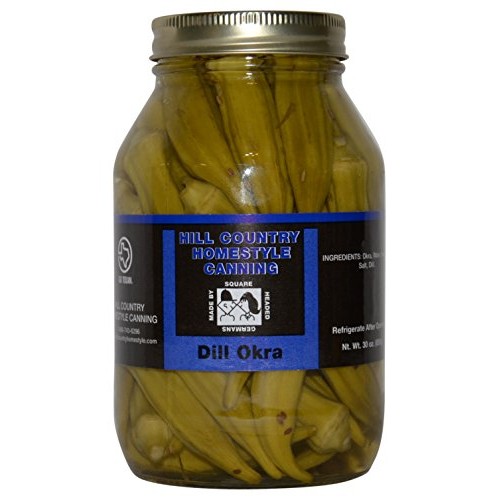 Texas Hill Country Pickled Dill Okra 32 Oz