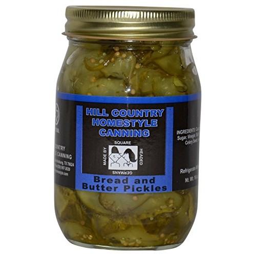 Texas Hill Country German Bread And Butter Pickles 16Oz