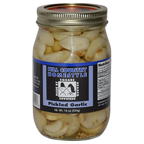Texas Hill Country Pickled Garlic 16Oz