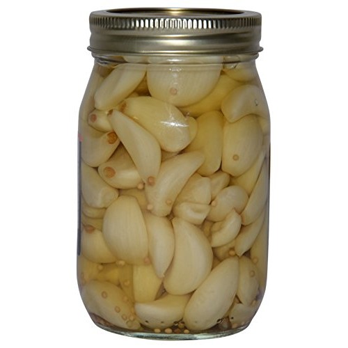 Texas Hill Country Hot Pickled Garlic 16Oz