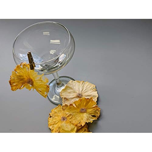 Dehydrated Pineapple Slices / Flowers - 3 Oz - 20+ Slices