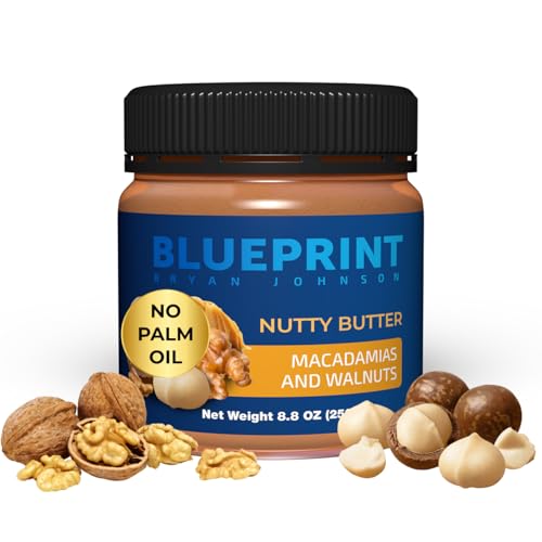 Blueprint Bryan Johnson Nutty Butter – Chunky Macadamia Nut Butt...