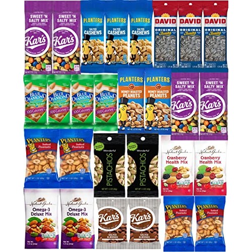 Nuts Snack Packs - Mixed Nuts And Trail Mix Individual Packs - H