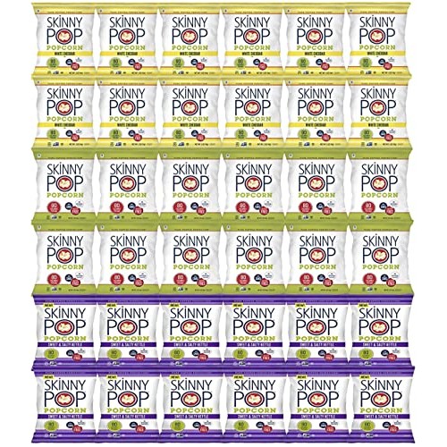 Skinny Pop Popcorn Variety Pack - Snack Bags Assortment Care Pac...