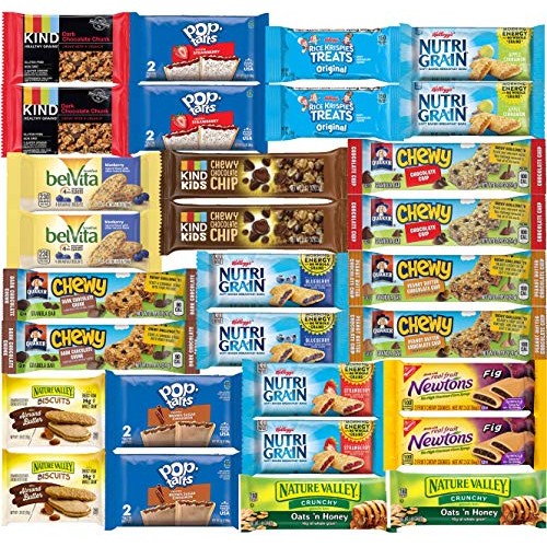 Snacks Variety Pack Granola-Bar Breakfast Bars Healthy Snack Bul