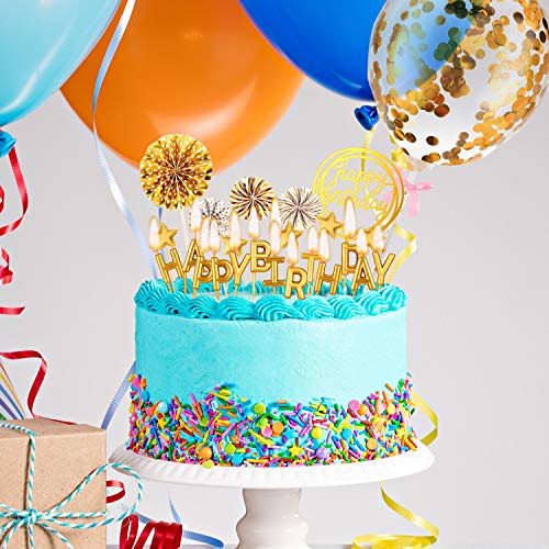 Birthday Cake Topper Set Happy Birthday Cupcake Topper Letters C