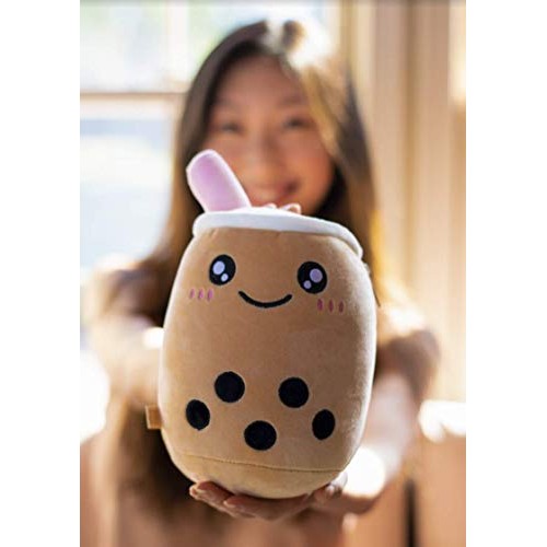 The Original Boba Tea Reversible Boba Plush - Happy To Mad Reve