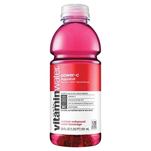 Glaceau Vitamin Water Power-C Dragonfruit - 24 20Oz Bottles