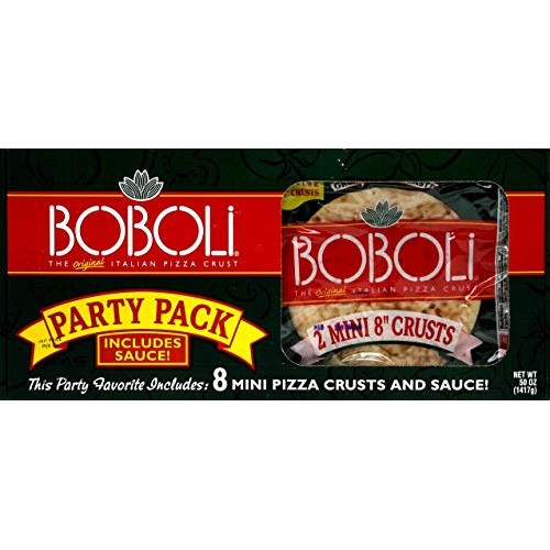 Boboli Party Pack, Mini Pizza Crust Includes Sauce 8 Ct.