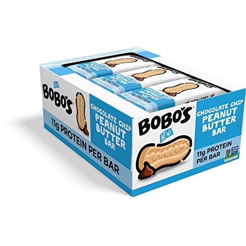 Bobos Nut Butter Protein Bars, Chocolate Chip Peanut Butter, 2.