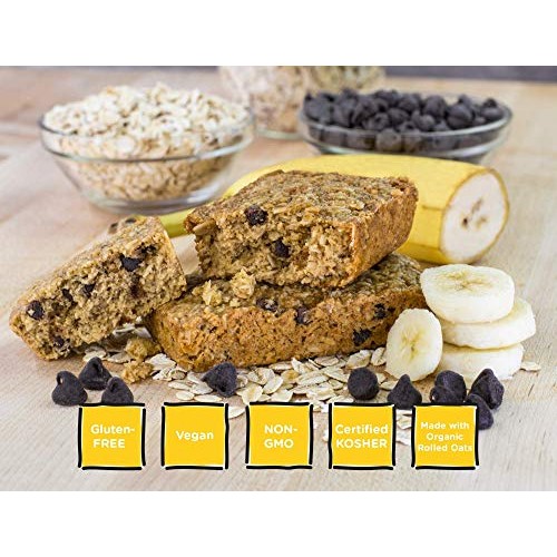 Bobos Oat Bars, Banana Chocolate Chip, 3 Oz Bar 12 Pack, Glut