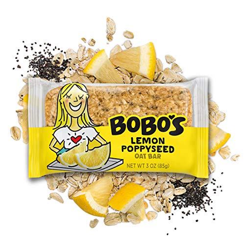 Bobos Oat Bars All Natural, Gluten Free, Lemon Poppyseed, 3 Oz,