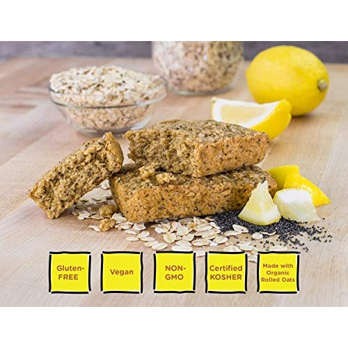 Bobos Oat Bars All Natural, Gluten Free, Lemon Poppyseed, 3 Oz,