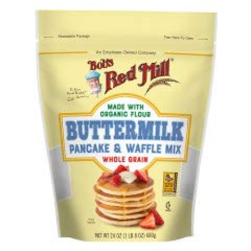 Bobs Red Mill Organic Wholegrain Buttermilk Pancake Mix 24-Oz 2-