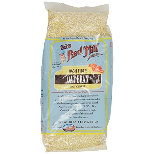 One 18 Oz Bobs Red Mill Oat Bran Cereal