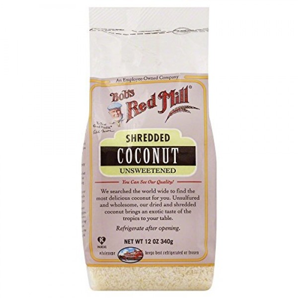 Bobs Red Mill Coconut Shredded Unsweetened -- 12 oz